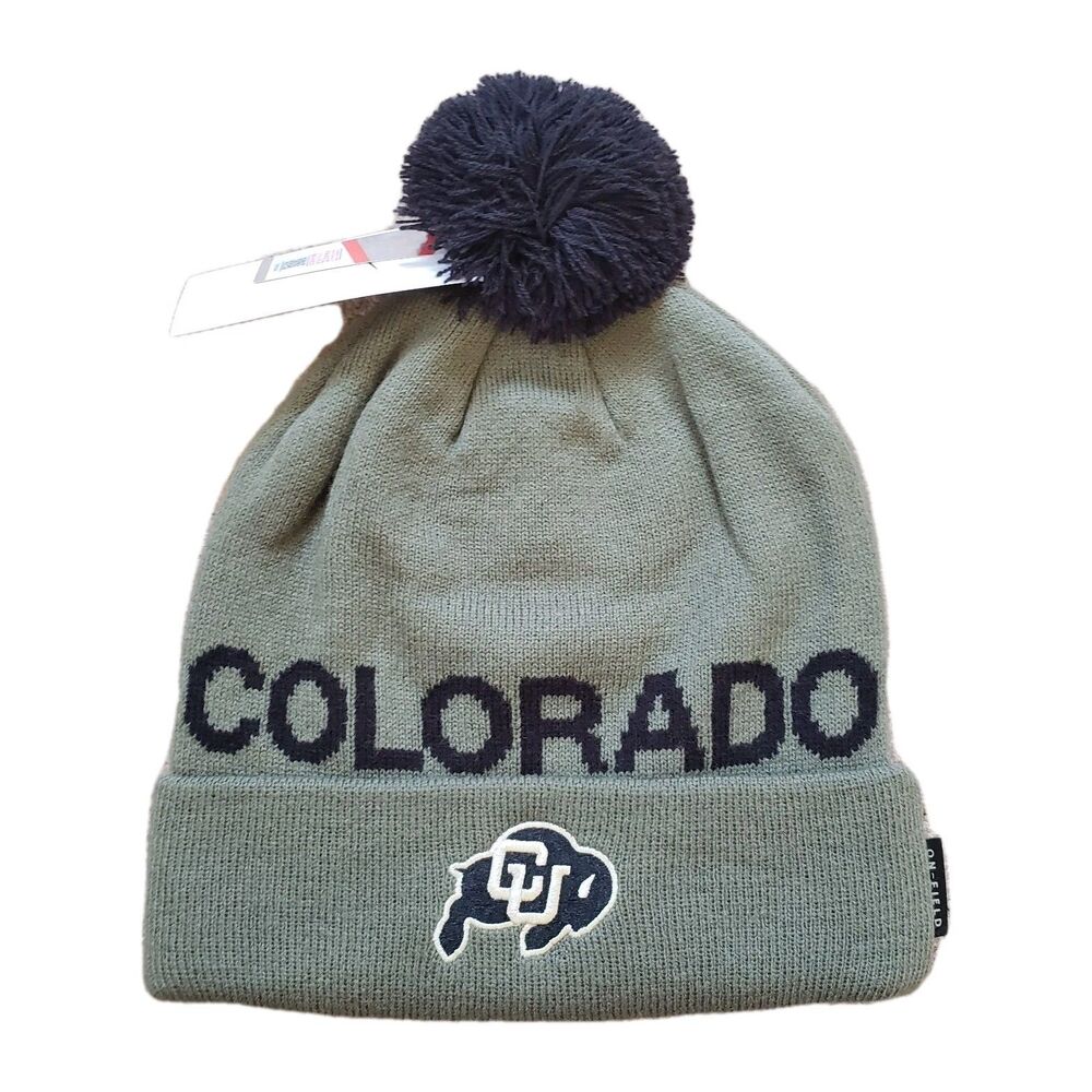 Nike Colorado Buffalos Military Appreciation Medium Olive 2025 Beanie Hat NCAA